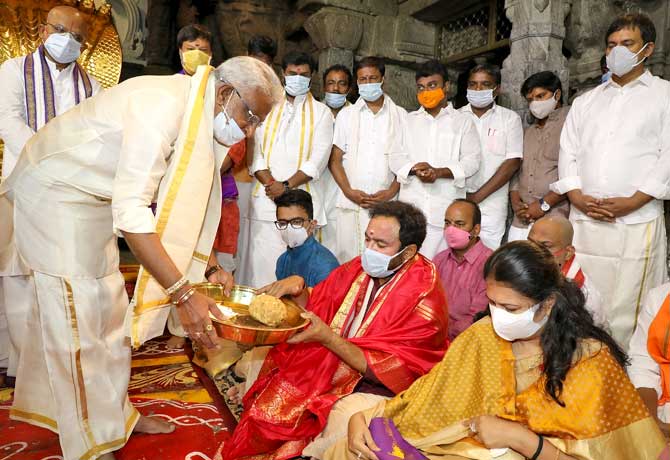 Kishan Reddy Visits Thirumala Temple
