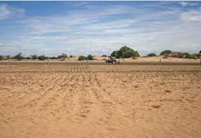 Drought and water scarcity due to desertification