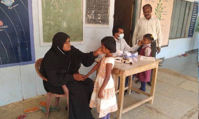 Health Camp at Maddikunta Government School