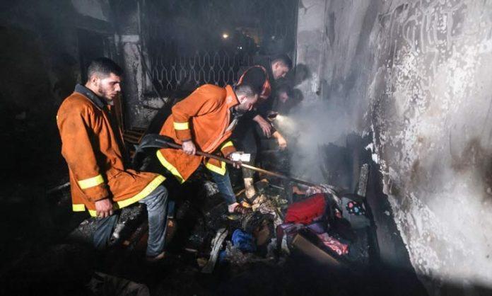 Deadly fire in Gaza City