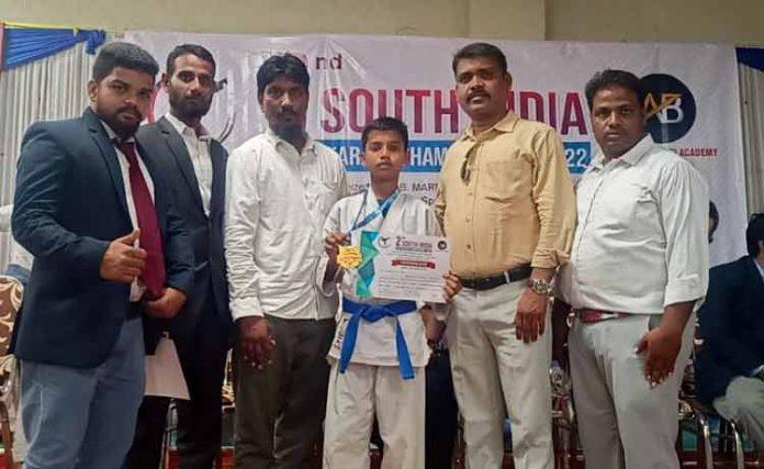 South Indian Open Karate Competition: Kothakota Students won gold medal