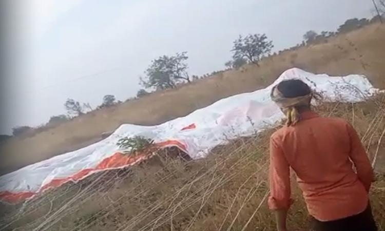 Parachute fall in Vikarabad