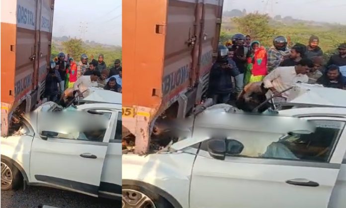 Jadcherla road accident