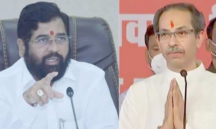 Eknath Shinde and Uddhav Thackrey