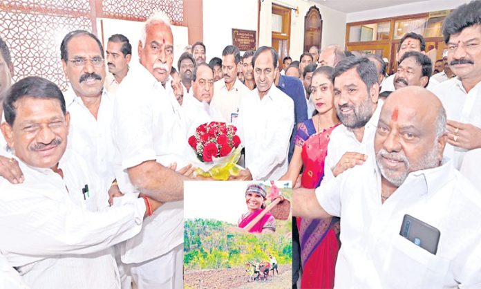 CM KCR said that distribution of Podu lands will be started