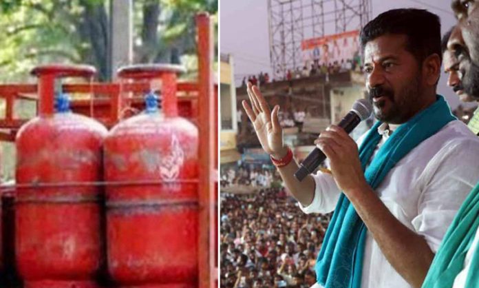 LPG Gas Cylinder will provide for Rs 500: Revanth Reddy