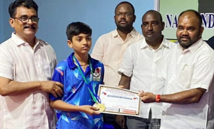 Jwalit won gold and silver medals in table tennis