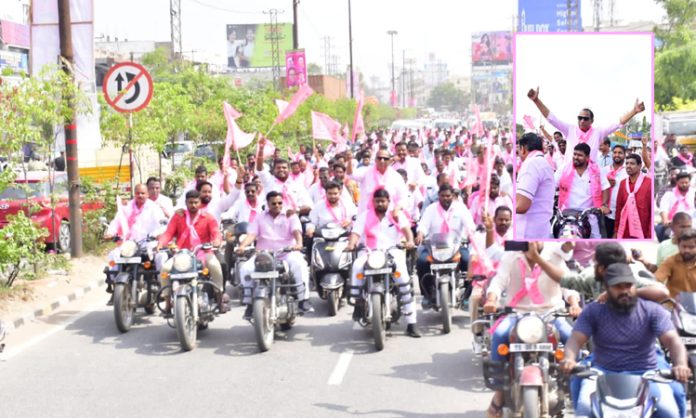 Minister Malla Reddy Participated in Bike Rally