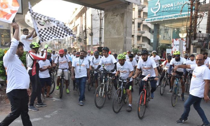 Yoda Diagnostics Conduct World Health Day Cyclothon