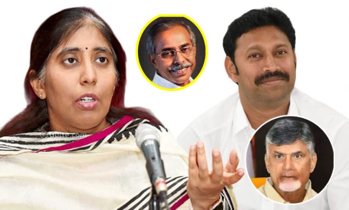 Sunitha plan with chandra babu and CBI