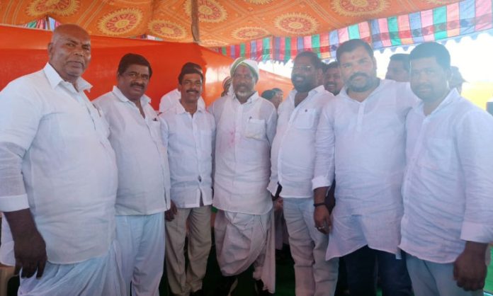 Bhatti Vikramarka padayatra in Chevella