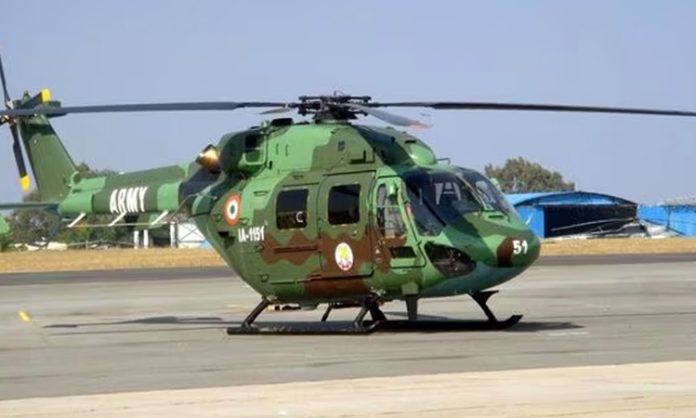 Dhruv helicopter crashed in Jammu and Kashmir