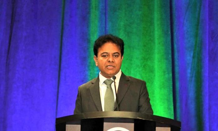 KTR addressed two world conferences