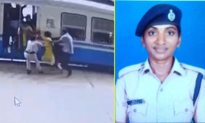 RPF constable saved train passenger