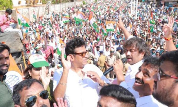 Shivrajkumar campaigned in Karnataka Elections