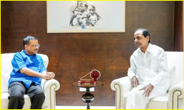 Delhi cm kejriwal meet cm kcr tomorrow