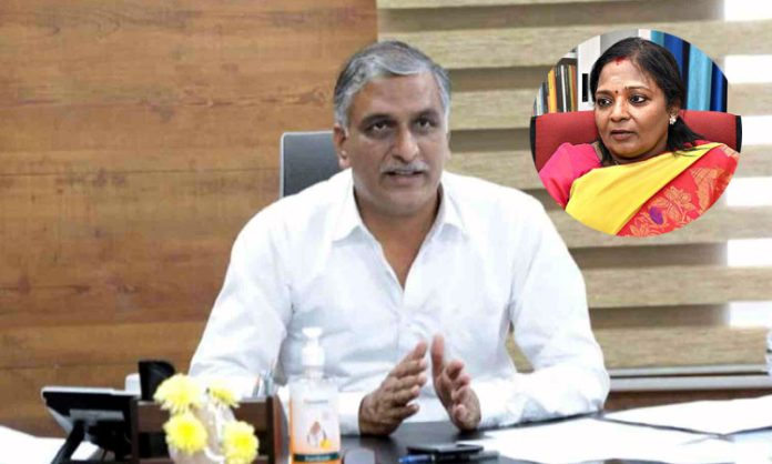 Harish Rao Slams Governor Tamilisai