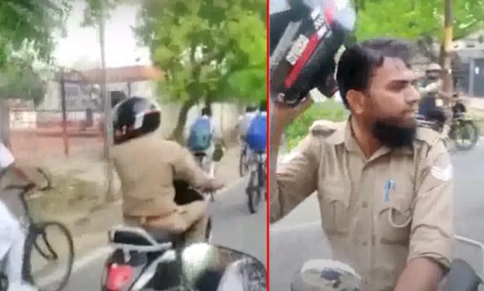 head constable harassed girl suspended in UP