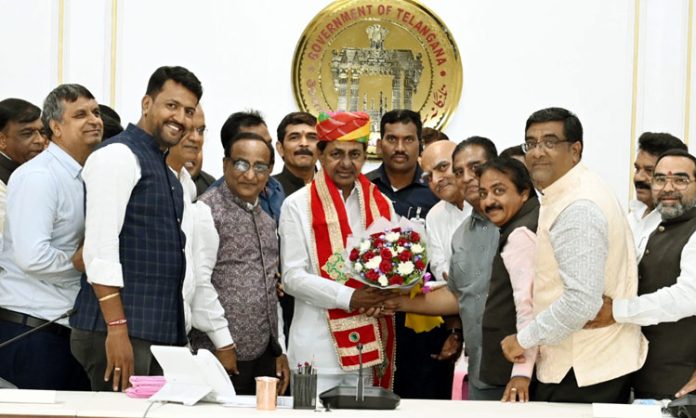 Jain Community Delegates meeting with CM KCR