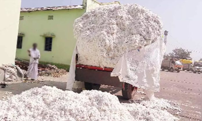 Cotton merchant cheated farmers in Bhupalpally