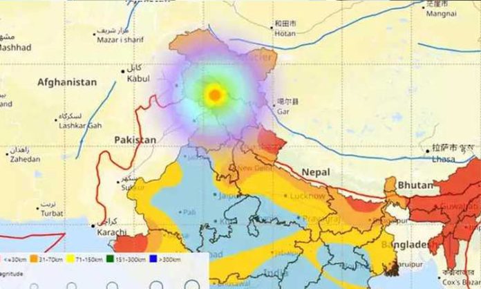 Earthquake in Jammu Kashmir