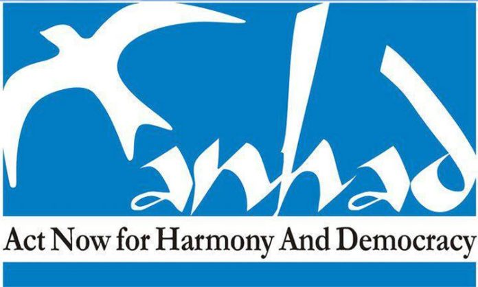 Act Now for Harmony and Democracy