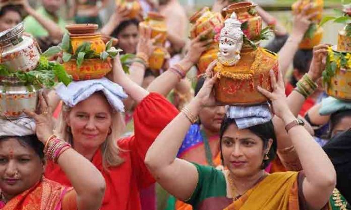 Bonalu in New Zealand under the auspices of Telangana Central Association