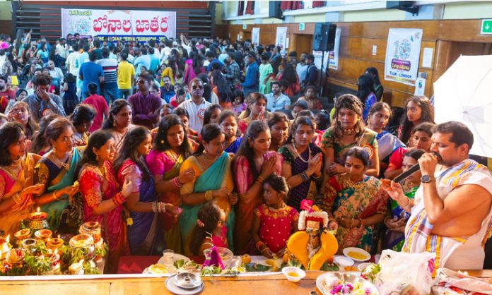 TAUK celebrated Bonalu in grand manner at London