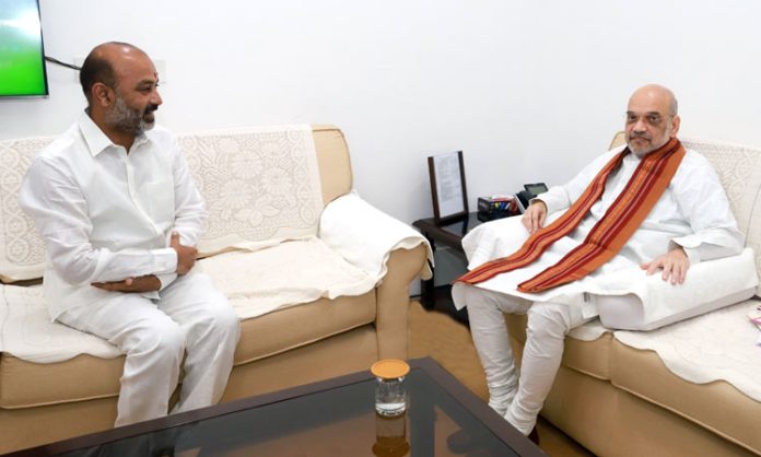 Bandi Sanjay meet Amit Shah