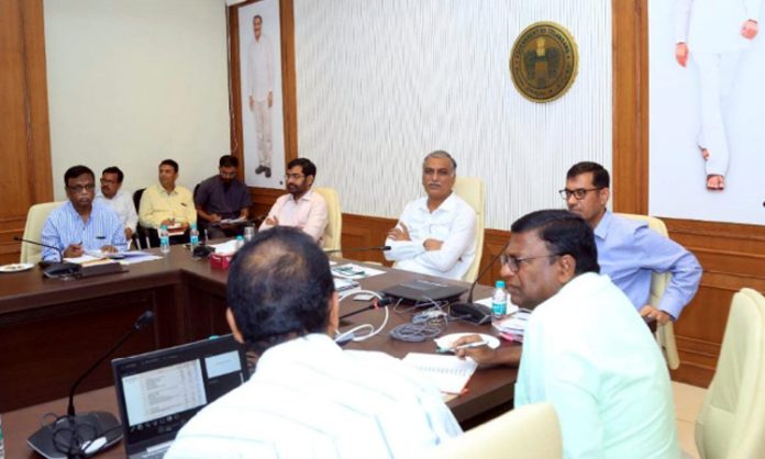 Harish Rao review with Health Officials