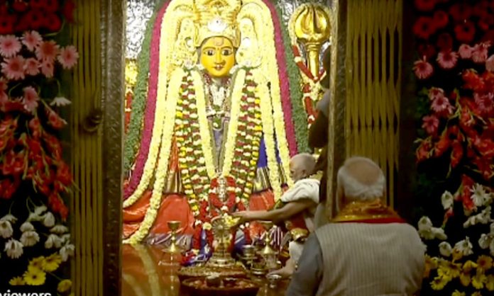 PM Modi visit Warangal Bhadrakali Ammavari Temple