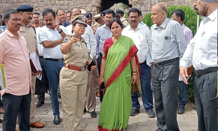 Golconda Fort mustabu for Independence Day celebrations