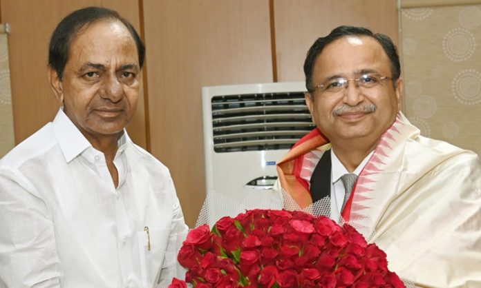 CM KCR met with CJ