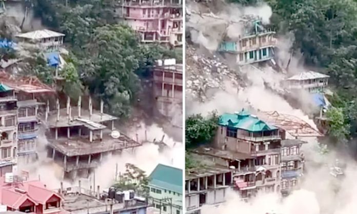 Under-Construction buildings collapse in Himachal