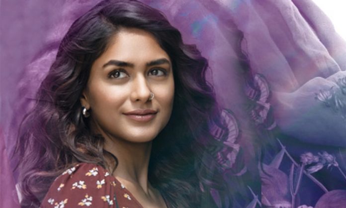 Hi Nanna makers wish Mrunal Thakur happy birthday with new poster