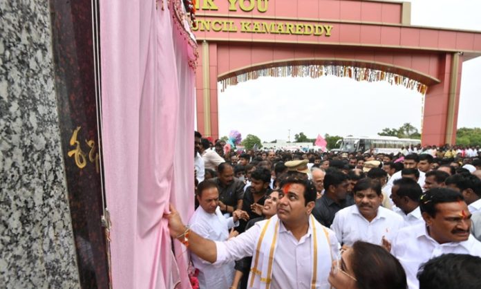 KTR tour in Kama reddy