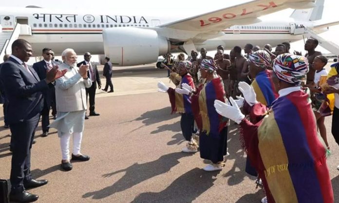 Prime Minister Modi arrived in South Africa