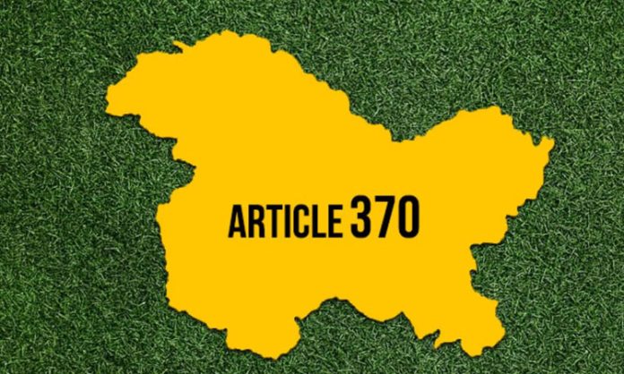 Article 370 Jammu kashmir