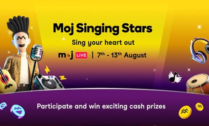 Moj Singing Stars: Musical Show Down Event From Aug 7 to 13