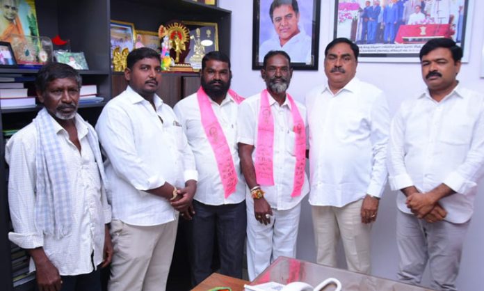 TDP Palakurti in-charge and Congress party leaders joined BRS