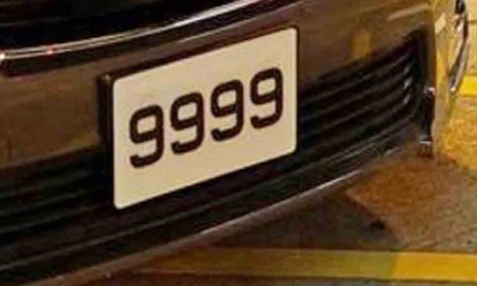 Motorist interest on fancy numbers