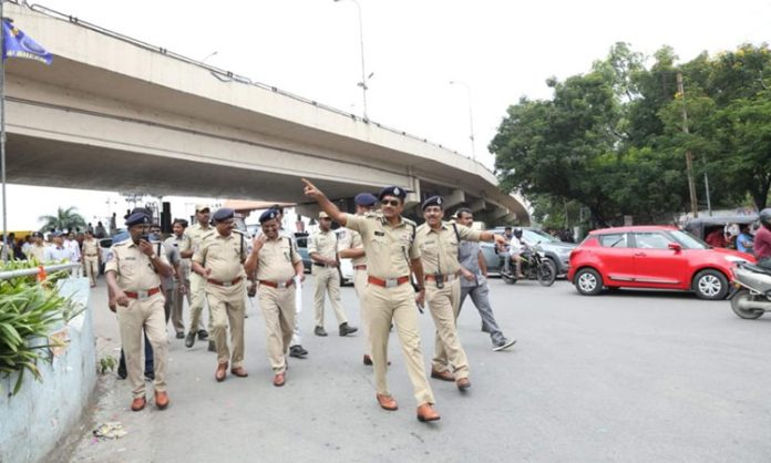 Hyderabad CP inspects Ganesh immersion procession route