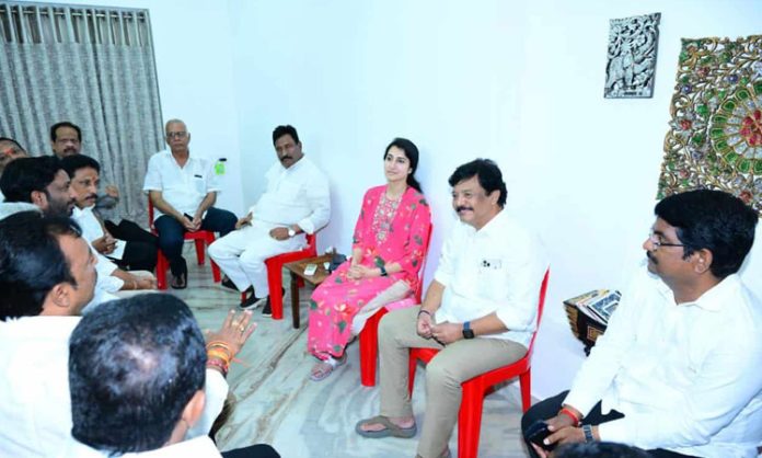 Jana sena Leaders Meet Nara Brahmani