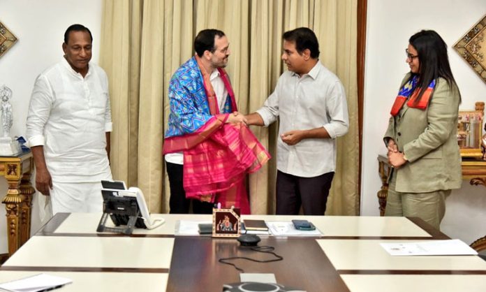 KTR with Dominic Republic ambassador David