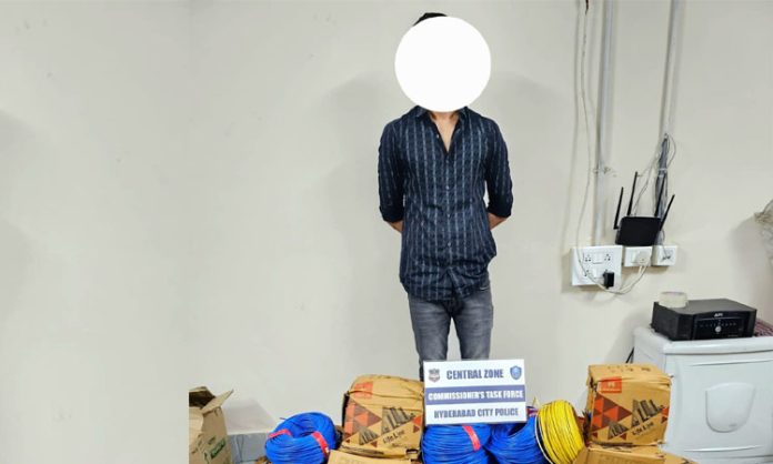 Man selling fake wires of Havells arrested