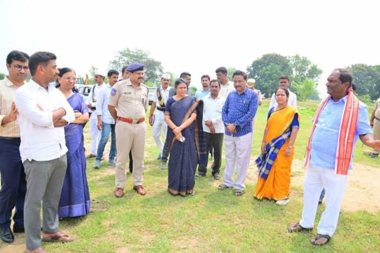 మంత్రి కెటిఆర్ పర్యటనకు పకడ్బందీ ఏర్పాట్లు