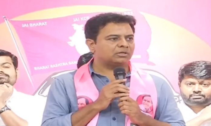 KTR comments on congress and bjp