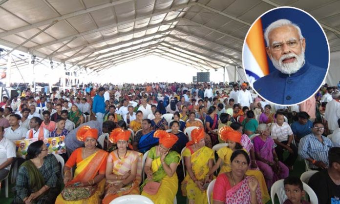 Modi speech in Indore praja garjana