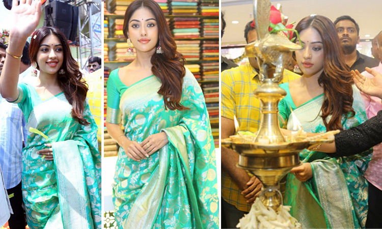 Anu Emmanuel Inaugurates Chandana Brothers Shopping Mall in Vikarabad