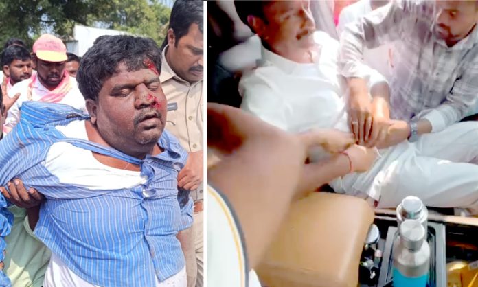 MP Kotha Prabhakar Reddy Attacked by Unknown in Dubbaka